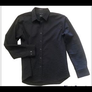 BKE xl slim fit dress shirt button up black